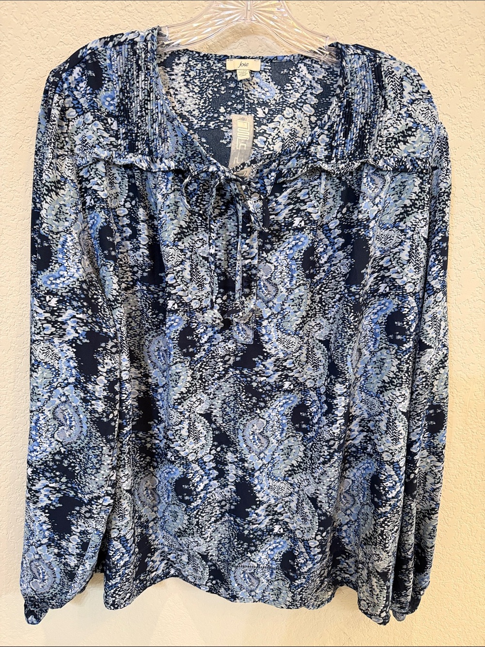 Joie Parisian Paisley Boho Peasant Blouse